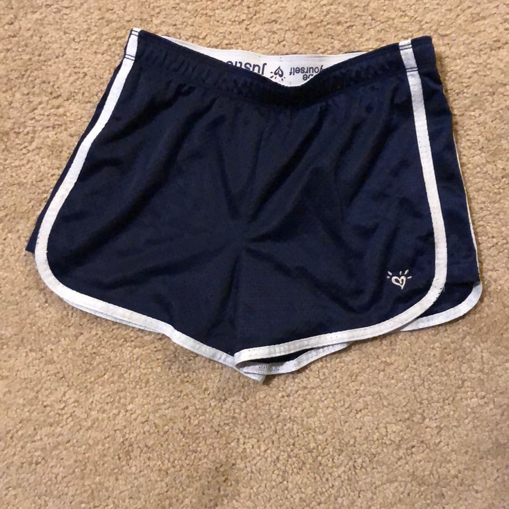 Navy blue shorts from Justice.